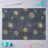 星空の星空の夜シリーズデザイン11 薄葉紙 (クラフト)