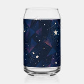 星空の星空 – 天の夜模様 ガラス缶 (左)