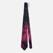 星空の星 銀河 星系 パターン ネクタイ (正面)