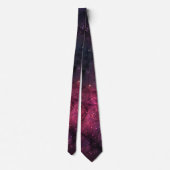 星空の星 銀河 星系 パターン ネクタイ (裏面)