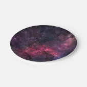 星空の星 銀河 星系 パターン ペーパープレート (アングル)