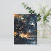 星空の木の夢の風景 シーズンポストカード (スタンド正面)