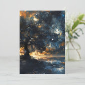 星空の木の夢の風景 案内状 (スタンド正面)