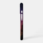 星空の森 夜の自然と木々 iPhone 16ケース (左側面)