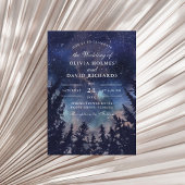 星空の森 天体挙式招待状 招待状