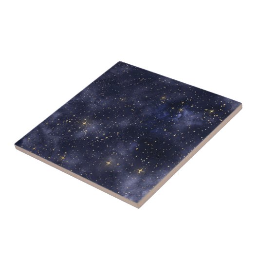 星空の水彩画 タイル (側面)