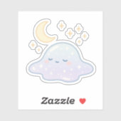 星空の水溜りの粘液 シール (シート)