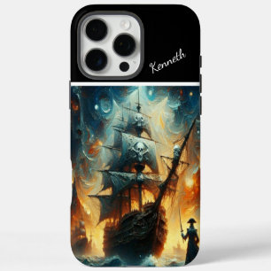 星空の海賊船 iPhone 16 PRO MAXケース