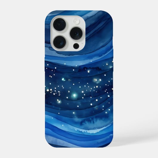 星空の深海水彩 iPhoneケース (裏面)