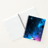星空の渦巻き名前をカスタムする ノートブック (内部)