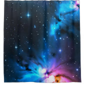 星空の渦巻き シャワーカーテン (正面)