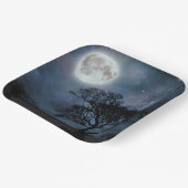 星空の満月 ペーパープレート (傾斜あり)
