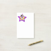 星空の漫画宇宙飛行士 ポストイット (デスク上)