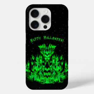 星空の炎のモンスター iPhone 15 PROケース