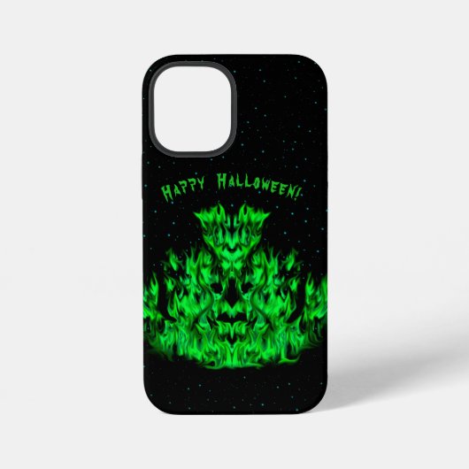 星空の炎のモンスター iPhoneケース (裏面)
