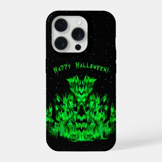 星空の炎のモンスター iPhoneケース (裏面)