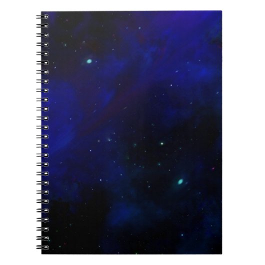星空の真夜中の青空 ノートブック (正面)