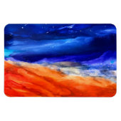 星空の砂漠 マグネット (横)