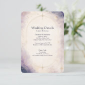 星空の結婚式の詳細同封カード エンクロージャーカード (スタンド正面)