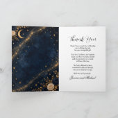 星空の結婚式 サンクスカード サンキューカード (内部)