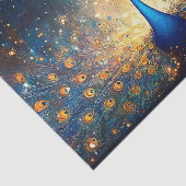 星空の羽を持つコズミック・ピーコック 薄葉紙 (詳細)