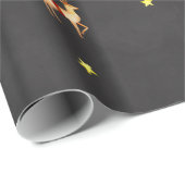 星空の聖ニック・トナカイに違いない ラッピングペーパー (ロールコーナー)