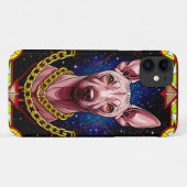 星空の背景を持つステンドグラス Case-Mate iPhoneケース (裏面(横))