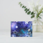 星空の背景 アドバイスカード (スタンド正面)