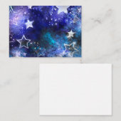 星空の背景 アドバイスカード (正面/裏面)