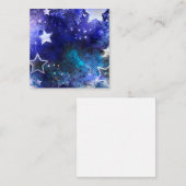 星空の背景 エンクロージャーカード (正面/裏面)