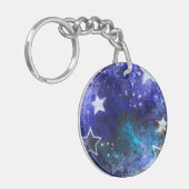 星空の背景 キーホルダー (正面左)