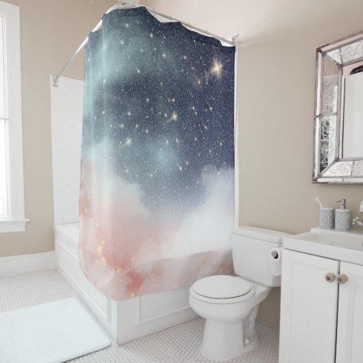 星空の背景 シャワーカーテン (インサイチュ)