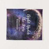 星空の背景 タペストリー (正面(横))