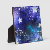 星空の背景 フォトプラーク (正面)