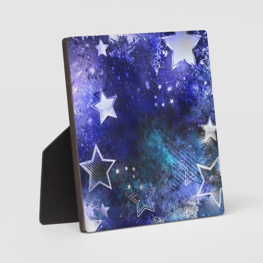 星空の背景 フォトプラーク (正面)