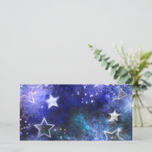 星空の背景 案内状 (スタンド正面)