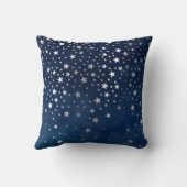 星空の落下する銀星 クッション (裏面)
