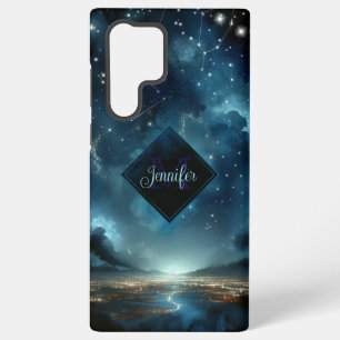 星空の街並み SAMSUNG GALAXY S22 ULTRAケース