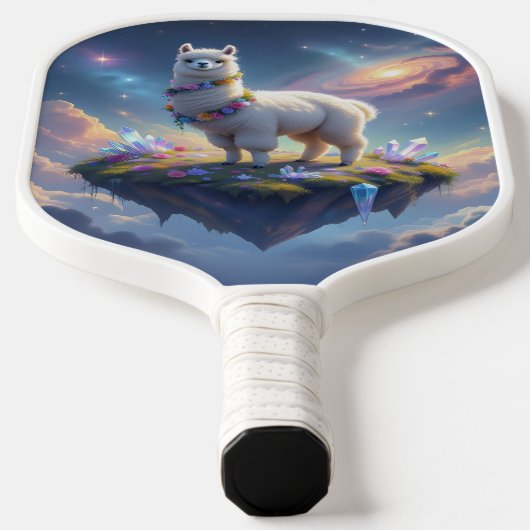 星空の赤金ゴールド翼ライオン/ドラゴン ピックルボールラケット (レイダウン)