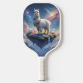 星空の赤金ゴールド翼ライオン/ドラゴン ピックルボールラケット (正面)