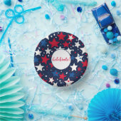 星空の輝き：赤、白、青のパーティー紙ボウル ペーパーボウル (パーティー)