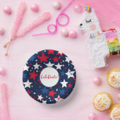 星空の輝き：赤、白、青のパーティー紙ボウル ペーパーボウル (パーティー)