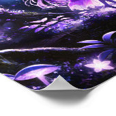 星空の遊走者で幻想的な森の女の子の中に ポスター (角)