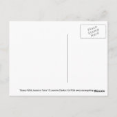 『星空の野生ジャスミンの妖精』はがき ポストカード (裏面)