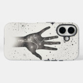 星空の銀河の中の宇宙の手 - 超現実的なスピリチュアルなS Case-Mate iPhoneケース (裏面 (横))