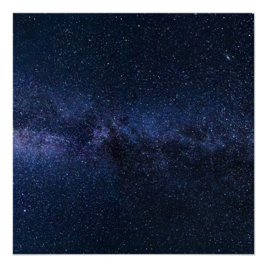 星空の銀河 深宇宙の星々 ポスター (正面)