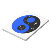 "星空の陽記号" ノートパッド (回転)