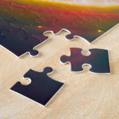 星空の雲から輝く虹 ジグソーパズル (側面)