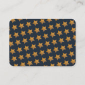 星空の雲のベビーシャワー 本を持ってきてください 名刺 (裏面)