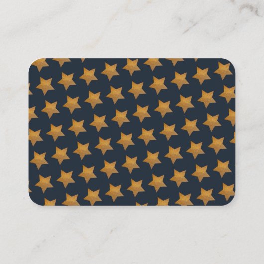 星空の雲のベビーシャワー　本を持ってきてください 名刺 (裏面)